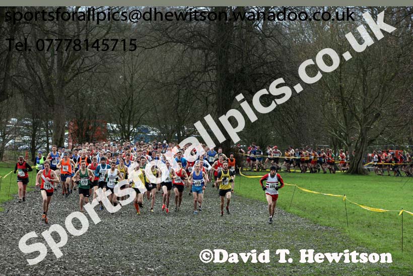 Senior mens Northern Cross Country Champs., Witton Park, Blackburn. Photo: David T. Hewitson/Sports for All Pics